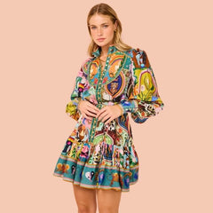 Zara - Minikleid mit lebhaftem psychedelischem Druck