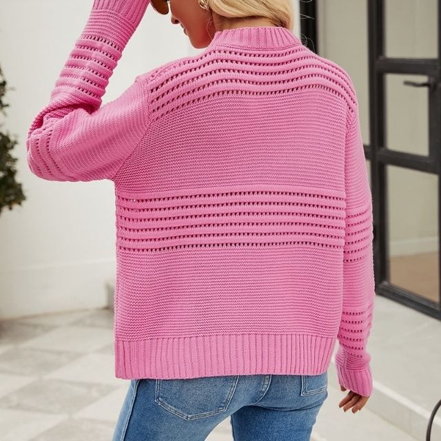 Emma - Strickpullover mit Musterdetails