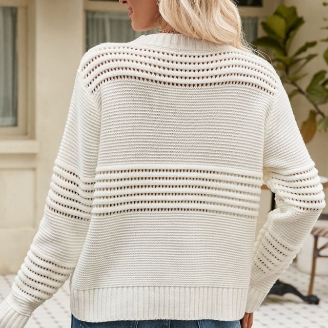 Emma - Strickpullover mit Musterdetails