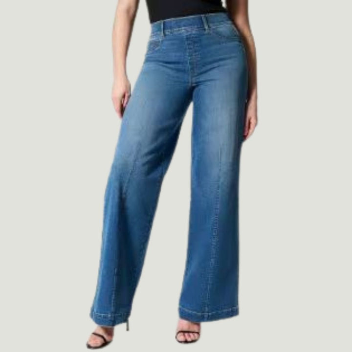 Aria - High-Waist Jeans mit weitem Bein