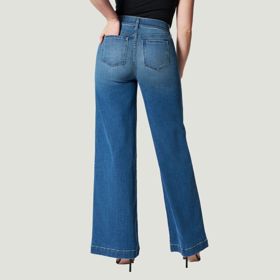 Aria - High-Waist Jeans mit weitem Bein