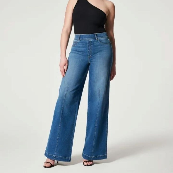 Aria - High-Waist Jeans mit weitem Bein