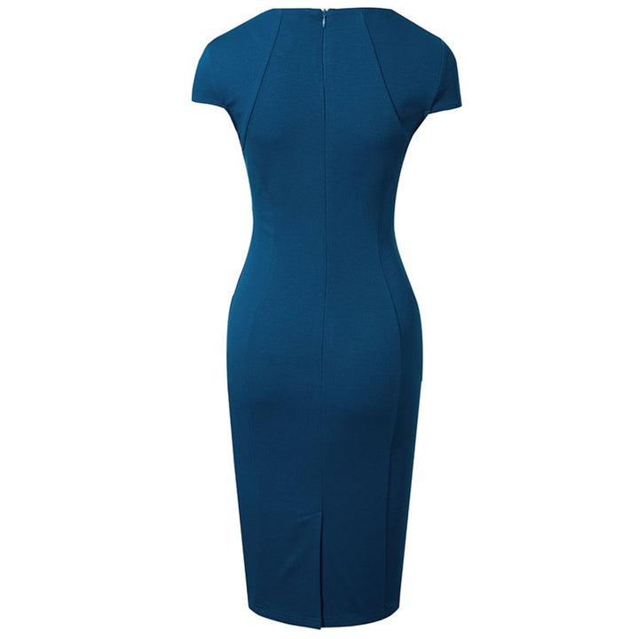 Elena - Bodycon-Kleid mit Eckigem Ausschnitt