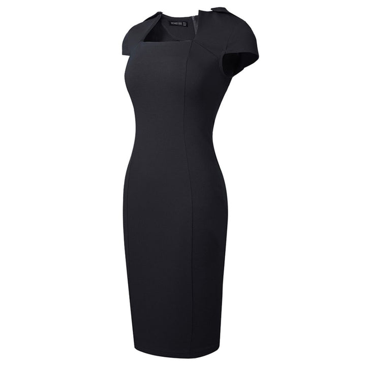 Elena - Bodycon-Kleid mit Eckigem Ausschnitt