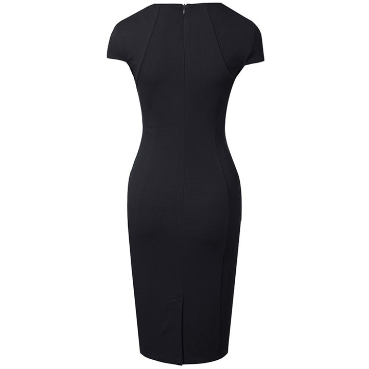 Elena - Bodycon-Kleid mit Eckigem Ausschnitt