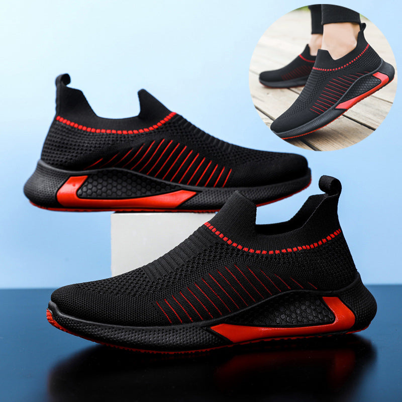 Leo - Sportliche Slip-On-Sneaker mit Strick-Obermaterial