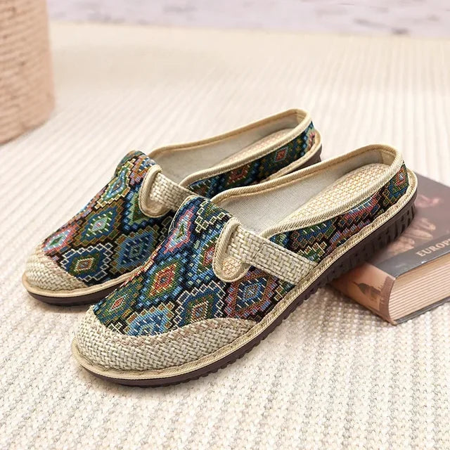 Esmeralda - Böhmische gewebte Slip-On-Loafer