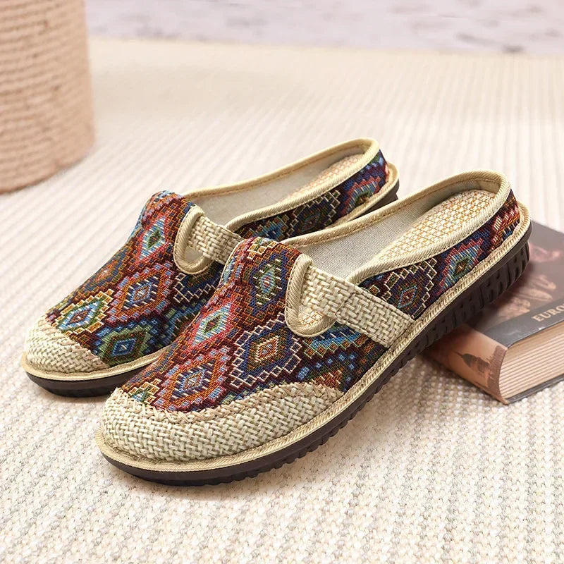 Esmeralda - Böhmische gewebte Slip-On-Loafer