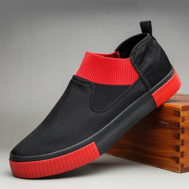 Nolan - Elegante Slip-On-Sneaker mit strukturierter Oberfläche