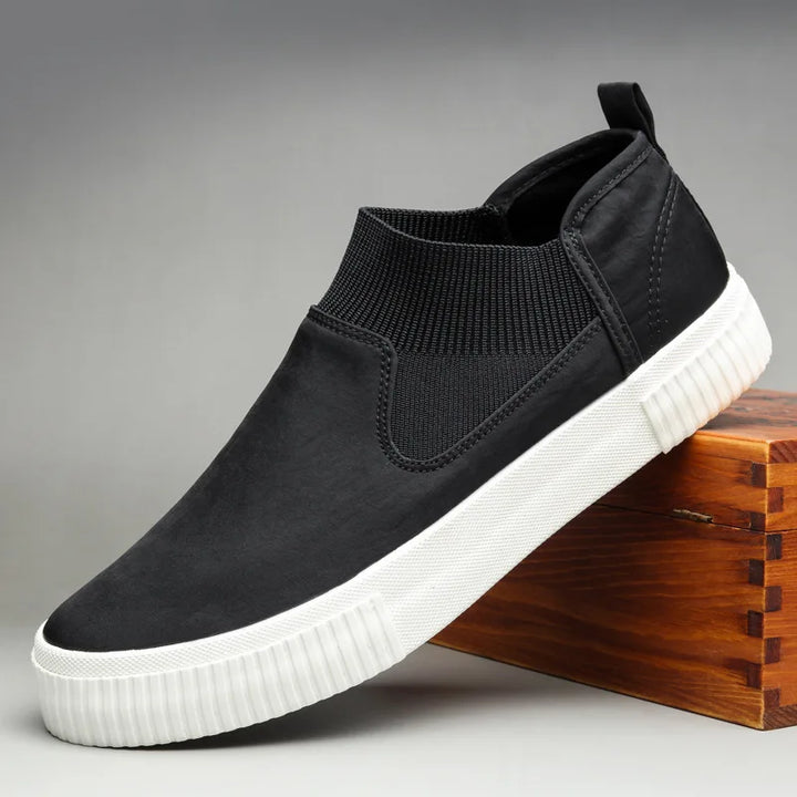 Nolan - Elegante Slip-On-Sneaker mit strukturierter Oberfläche