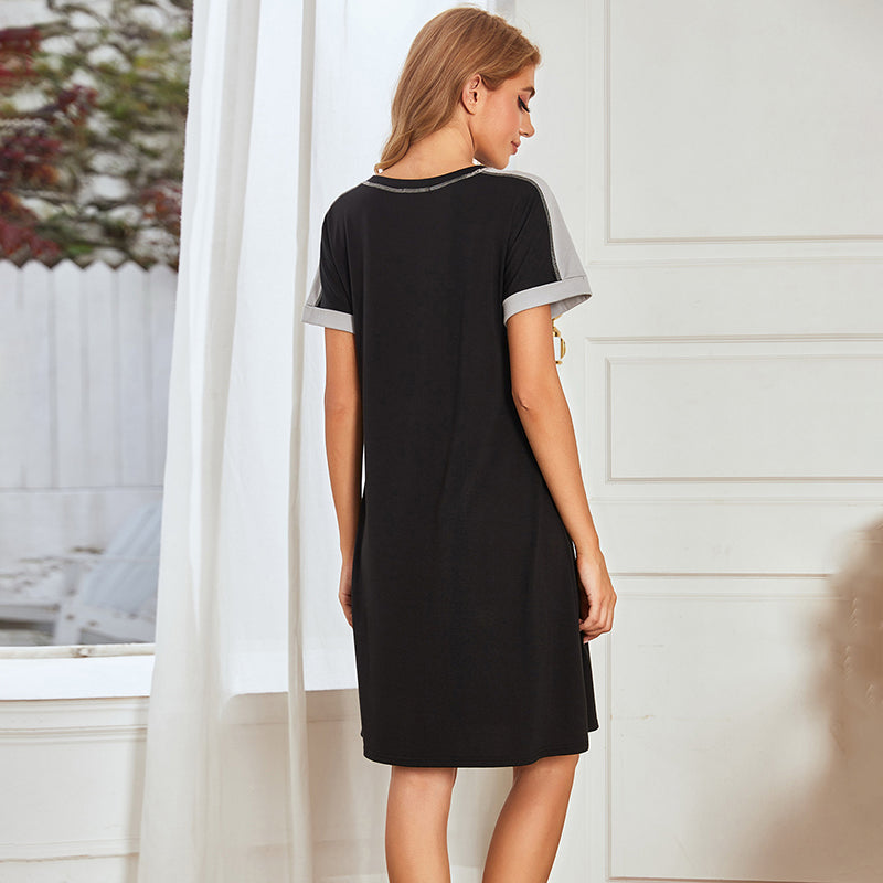 Layla - Lässiges Henley-Kleid mit Knöpfen