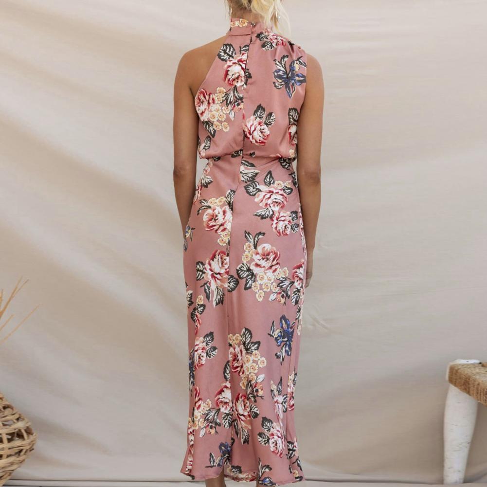 Helena - Florales Halter-Kleid mit elegantem Nackenband