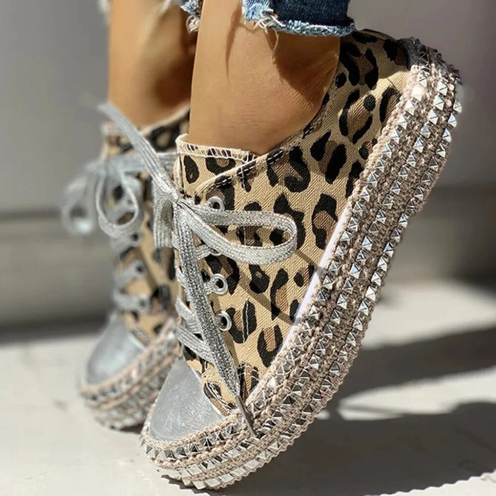 Savannah - Trendige Sneaker mit Leopardenmuster