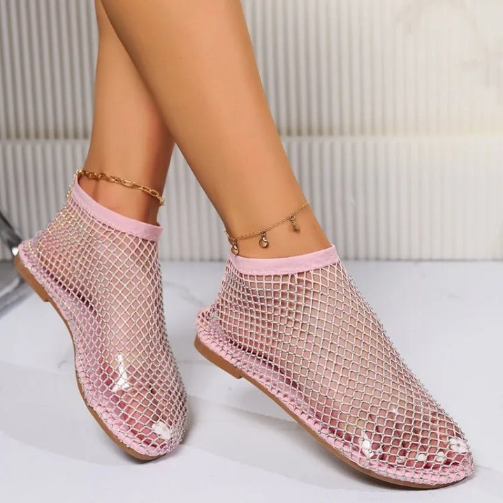 Gianna - Mesh-Slipper mit flachem Absatz