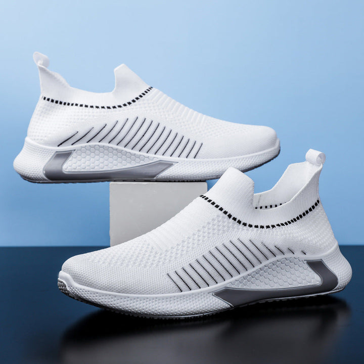 Leo - Sportliche Slip-On-Sneaker mit Strick-Obermaterial