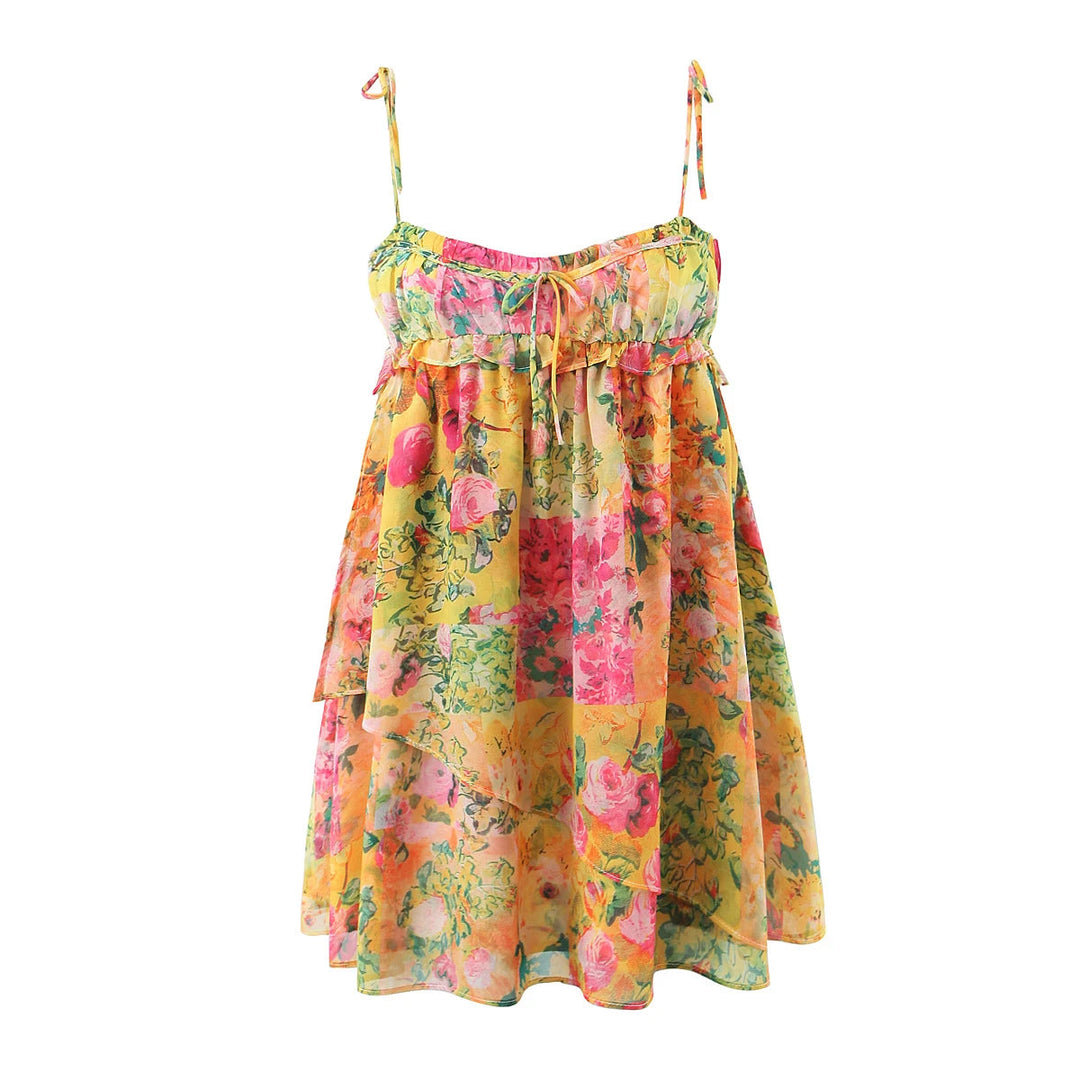 Floriana - Blumiges Sommerminikleid