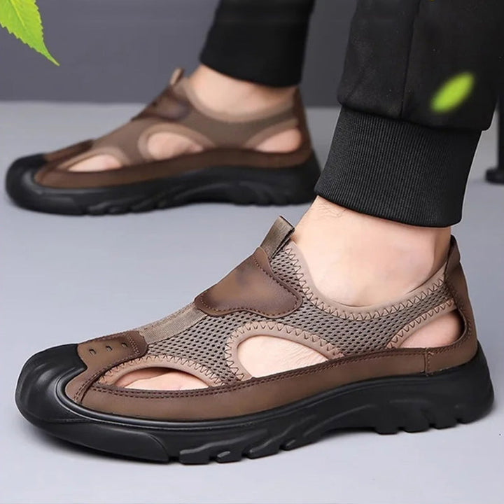 Leon - Atmungsaktive Mesh-Wandalsandalen mit Verstellbarem Riemen